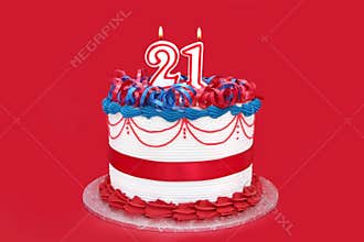 21st Cake