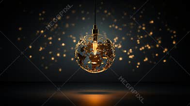 Earth hour draw attention to environmental issues turn off unnecessary lights and electrical devices for one hour, star