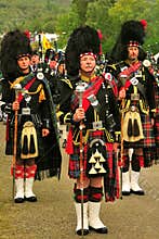 Three Drum Majors, Braemar, Scotland