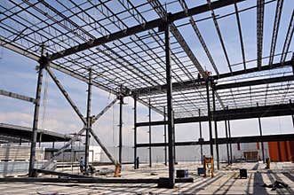 Steel Construction site