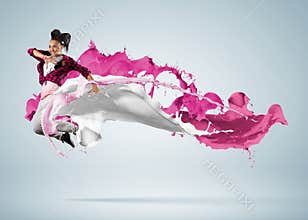 Modern style dancer