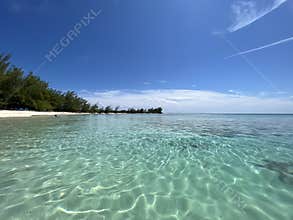 Bahamas beach scene