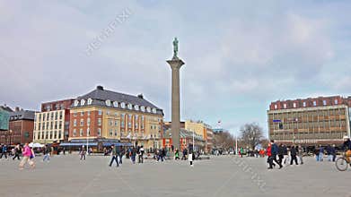 Torvet Square (Market Square) in Trondheim, Norway
