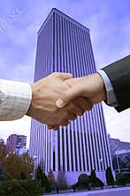 Finance handshake