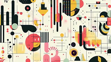 An informative and visually appealing annual report infographic displaying the annual financial results of a company