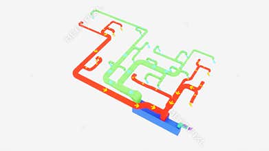 3d Rendering Hvac System