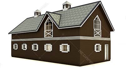 Barn isolated