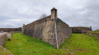 Fortress of Santa Luzia, Elvas, Portugal. Garrison Border Town of Elvas and its Fortifications