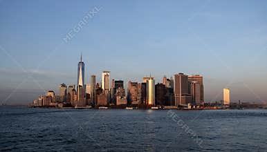 New York, United States. New York city skyline in Midtown Manhattan. USA, NYC, NY, Manhattan. American big city. Lower
