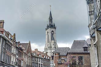 The belfry (French: beffroi) of Tournai, Belgium
