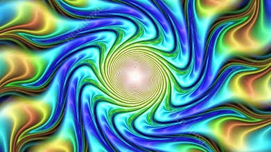 Continuous pulsation, spin, heliciform motion.