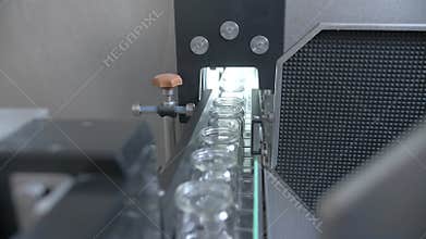 Defect detection. Automated quality control of glass jar, glass products