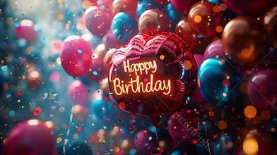 Happy Birthday Balloon Celebration
