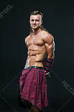 Man in kilt