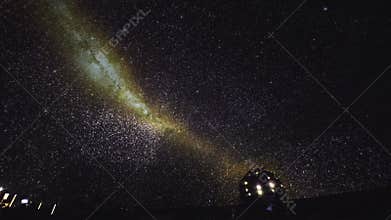 Planetarium Installation Featuring the Milky Way