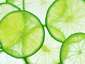 Lime slices
