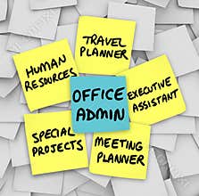 Office Administrator Job Duties Meeting Travel Planner Executive