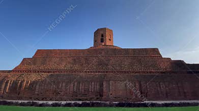 Chaukhandi Stupa sarnath. Buddhist monument. Buddhist monument sarnath varanasi. Buddhist pilgrimage sites. Chaukhandi Stupa