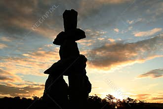 Inukshuk landscape