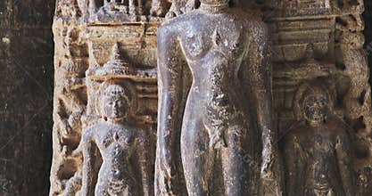 Statue Of The Buddha. Jina Conqueror. Siddhartha Gautama Was Wandering Ascetic And Religious Teacher Who Lived In South