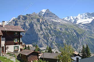 Murren mountain view