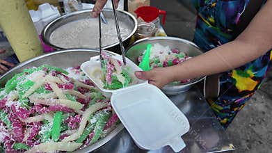 mashed tapioca cake or cassava cakes