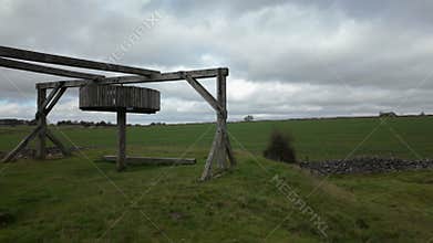 Destination scenics b-roll of Magpie Mine in the Derbyshire Peak District National Park