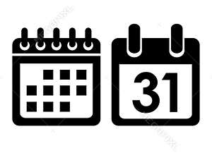 Calendar vector icon