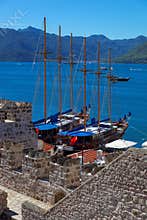 Marmaris Castle in Marmaris, Turkey