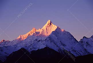 Meili Snow Mountains at sunrise