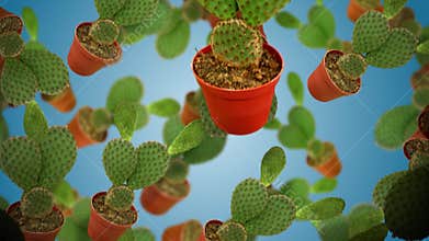 Opuntia microdasis cacti