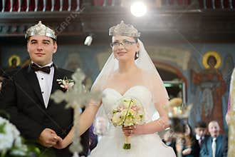 Orthodox wedding ceremony