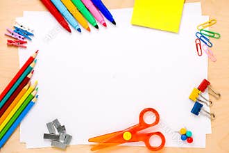 School Frame Background Copyspace