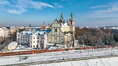 Skalka church and monastery in Krakow, Poland