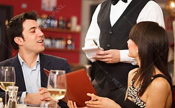 Couple having dinner