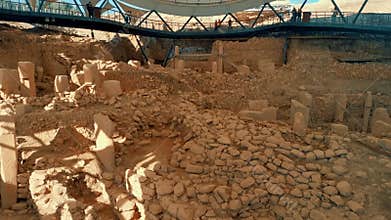 GobekliTepe in Sanliurfa, Turkey. The Ancient Site of Gobekli