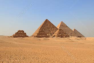 Pyramids Giza Plateau Cairo