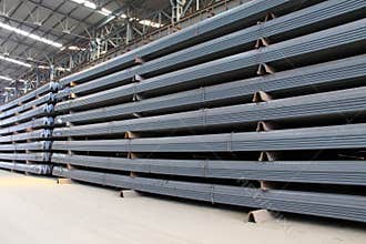 Steel materials finished goods warehouse