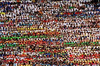 Song festival in Riga, Latvia