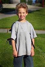 Kindergartner School Boy