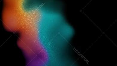 Liquid minimal grainy gradient abstract noised grunge motion background