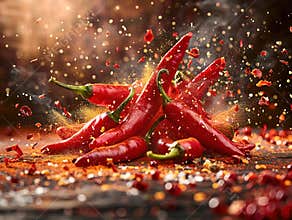 Mexican hot chili peppers colorful mix habanero poblano serrano jalapeno sweet