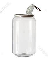 Plastic beverage can