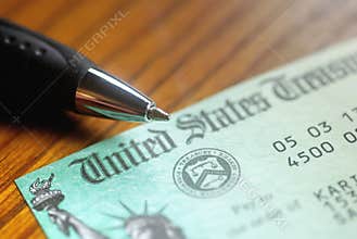 United States Treasury Check