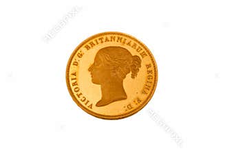 coin, gold, metal, means of payment, finance, round, spain, vint