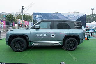 BYD Yangwang U8, a high-performance plug-in hybrid SUV