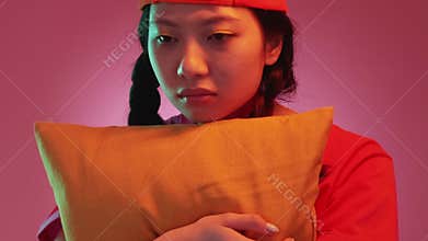 Teenager stress depressed girl lonely young woman