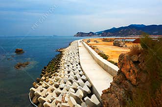 The coast landscape dalian