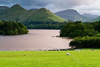 Derwent Water Lake District England