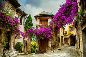 Art beautiful old town of Provence